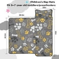 thumbnail image 5 of Dog Paw and Bone Toddler Nap Mats for Kids Preschool,Sleeping Mat Bag or Kids,Toddler Sleeping Bag,Toddler Nap Mat or Daycare, 5 of 6