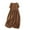 #261-Coffee, variant on Womens Casual Comfortable Linen-Cotton Blend Minimalist Midi Dress Relaxed Loose Fit Simple Everyday Outfit