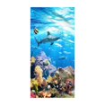 thumbnail image 2 of Microfiber Beach Towel - Oversized Beach Blanket Towel Portable Ultra Soft Super Water Absorbent Multi-Purpose Swim Towel for Adults Girls Women Kids, 2 of 4