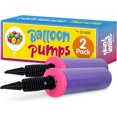 thumbnail image 1 of Balloon Pump Hand Held, Inflator Air Pump for Balloons - 2Way Dual Action, Friends can Help - Sturdy Ballon Inflator Pump, 1 of 5