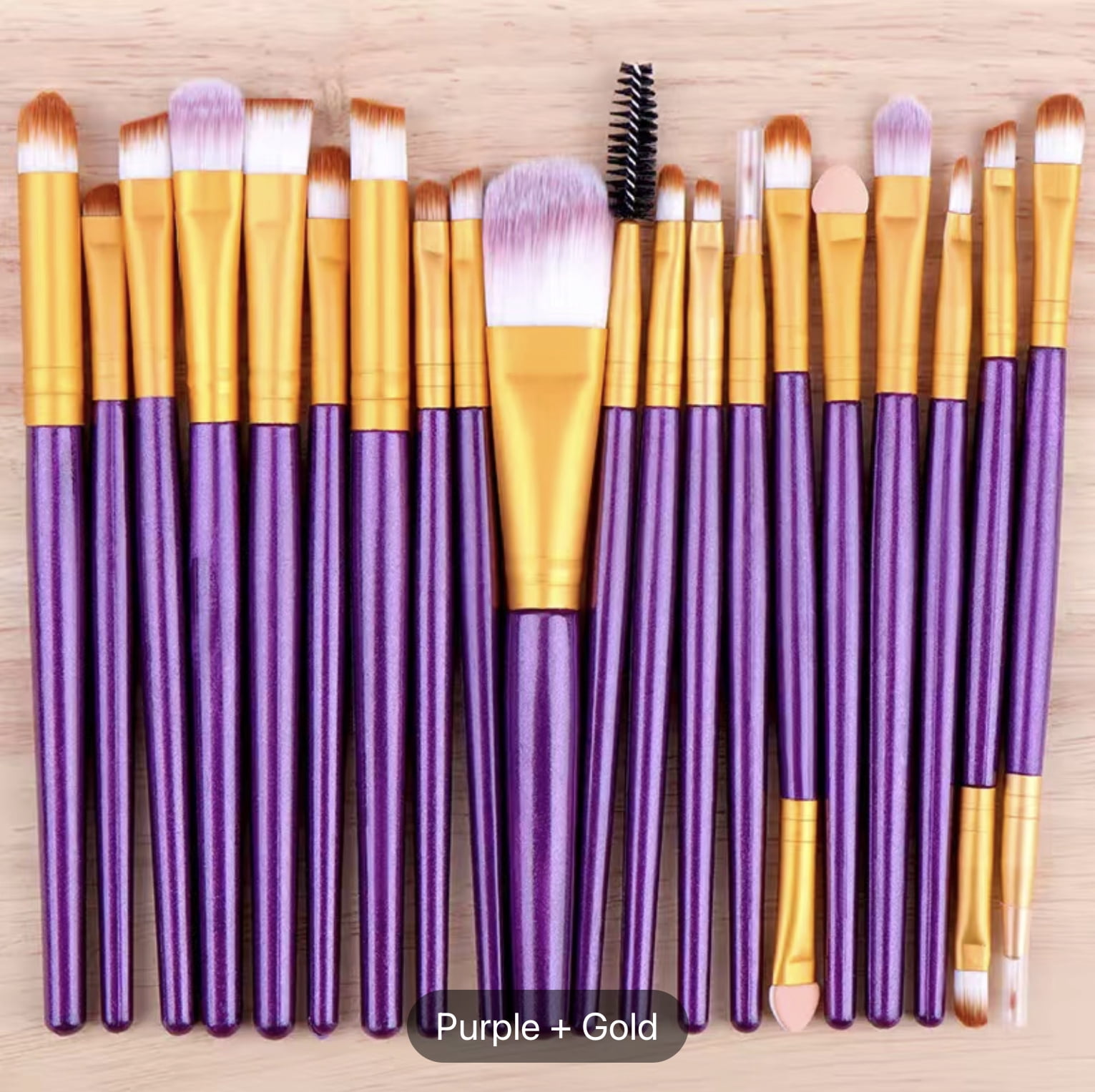 Makeup Brush Set, 20 Pieces Professional Makeup Brushes Wooden Handle