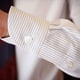 thumbnail image 3 of Gemelos de acero inoxidable para camisa, regalo de joyería de boda para novio de negocios para hombres, 3 of 5