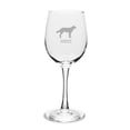thumbnail image 1 of Longhaired Weimaraner 12 oz Classic White Wine Glass, 1 of 1