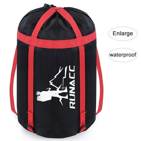 Uarter Waterproof Compression Sack Sleeping Bag Pack Storage Bags For Camping Black