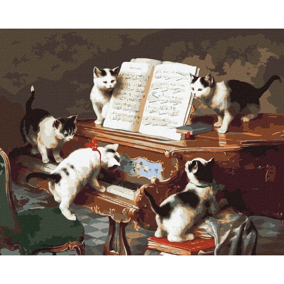 Painting by Numbers kit Music pause KHO4343