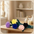 thumbnail image 6 of 1 Pcs Plush Yellow Rose Flower Stuffed Bendable Stems Plush Toys Bouquet Toy Soft Floral 11 Inch for Graduation 2026 Mother's Day Valentines Day Girl Girlfriend Wife Family and Friends, 6 of 23
