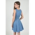 thumbnail image 3 of Vestido linea A sin mangas Roman Fashion /Juvenil, 4104 (Azul medio) azul CH, 3 of 5