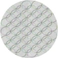 thumbnail image 1 of Ahgly Company Indoor Round Patterned Dark Gray Novelty Area Rugs, 3' Round, 1 of 6