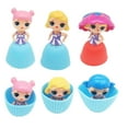 thumbnail image 2 of Set of 6 Mini Cupcake Surprise Transforming Princess Dolls, 2 of 5