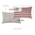 thumbnail image 3 of VHC Brands Hatteras Bedding Accessory, Pillow 14x22, Blue, 3 of 7