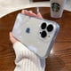 thumbnail image 3 of Luxury New High Quality Plating Clear Not Yellowing Case For IPhone 15 14 11 12 13 14 Pro Max Mini XS X 15 Plus Shockproof Cover, 3 of 5