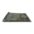 thumbnail image 2 of Ahgly Company Indoor Rectangle Southwestern Light Blue Country Area Rugs, 5' x 7', 2 of 4