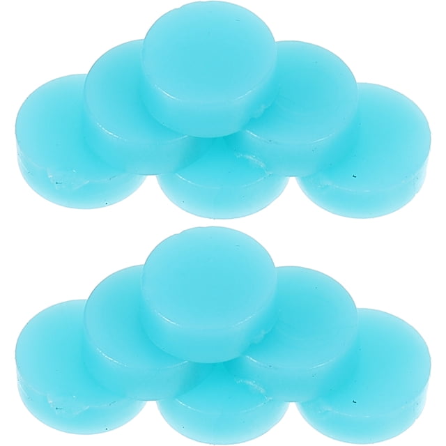 SHISUYAN Couvercles de Trous de Flûte en Silicone pour Protection de Flûte 20 Pcs Bleu Ciel