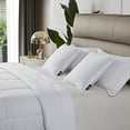 thumbnail image 2 of Serta Feather Euro Square Pillow-26x26'' 2 Pack Pillow, 20X20, White, 2 of 2