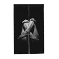 thumbnail image 4 of Doorway Drape Split Curtains, Sexy Model Legs Shadows Room Divider Privacy Door Curtains, 34" x 56", 4 of 6