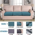 thumbnail image 3 of Super Stretch Stylish Cushions Covers/Furniture Cover Spandex Jacquard Small Checked Pattern Super Soft Slipcover Washable Individual, 3 of 7