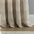 thumbnail image 3 of Nanshing Emily Light Filtering Rod Pocket Single Curtain Panel, Tan, 50" x 84", 3 of 3