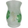thumbnail image 4 of Yankee Candle 4 Leaf Clover Shamrocks Large Crackle Glass Hurricane Jar Candle Holder St Patrick's Day, 4 of 4
