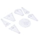 thumbnail image 2 of Regla de costura DIY, reglas para acolchar, parche en forma de plantilla circular, plantillas para acolchar, resistentes y resistentes Jadeshay  A, 2 of 8