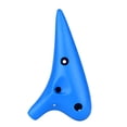 thumbnail image 4 of 12 Holes Plastic Ocarina Flute Alto C Musical Instrument with Music Score for Music Lover and Beginner, 4 of 7