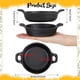 thumbnail image 2 of Sartén de Hierro Fundido Ziliny Mini 13 cm Apto para Horno Negro, 2 of 6