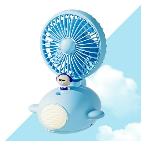 

Children Train Station Small Fan New Border Water Fan Mini USB Desktop LED Light Spray Humidification Air Cooler for Father Daughter College Gift