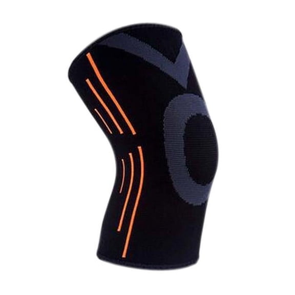 Panda Superstore PS-SPO13106351-YAN01653 Anti-wear Breathable Riding Sports Running Kneepad, Orange
