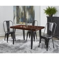 thumbnail image 6 of Coast To Coast Imports Burnished Black Metal Chairs (Set of 2), 6 of 10