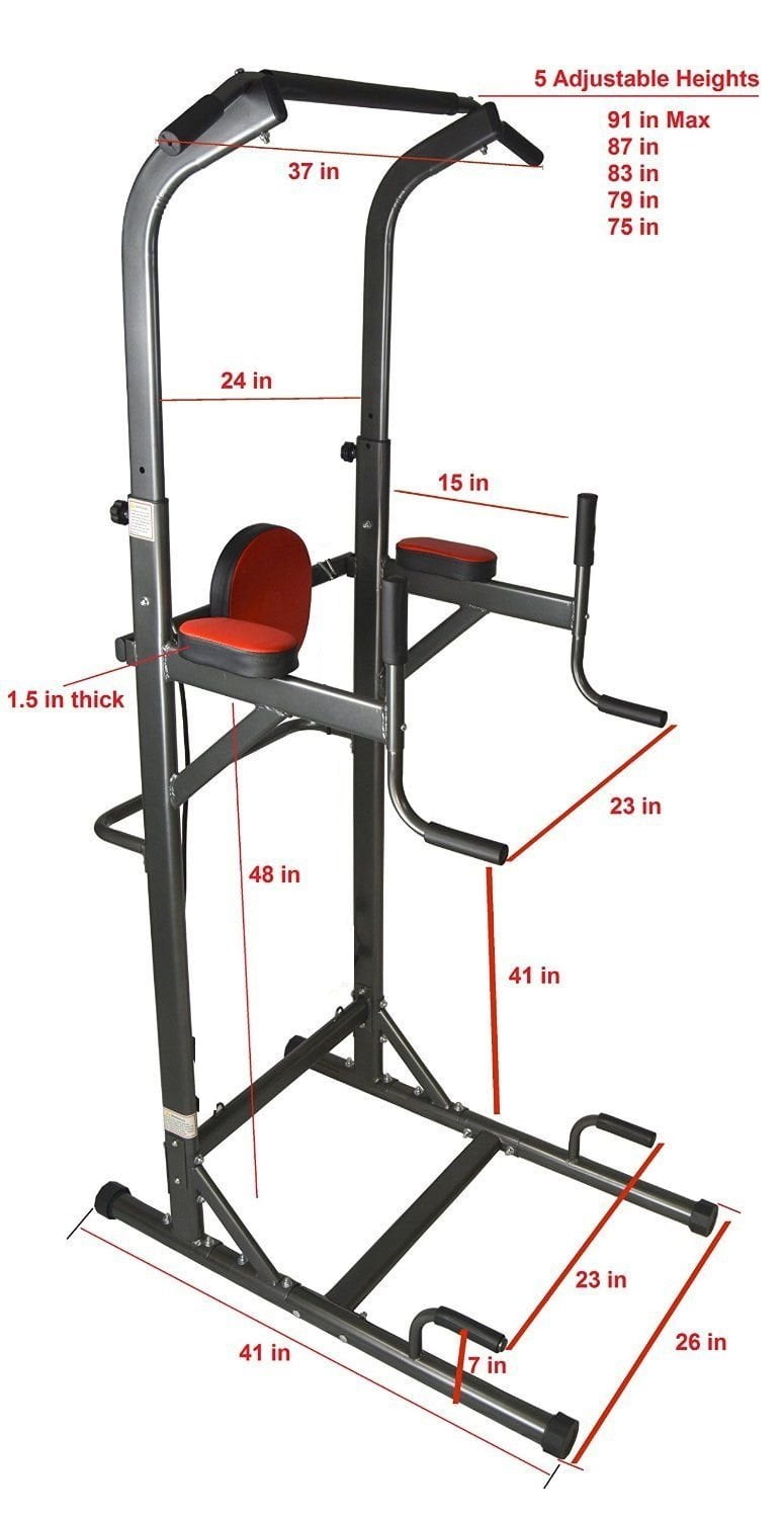 X Factor Pull Up Station Chin Up Multi Function 6.0 Pull Up Dip Station