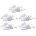 thumbnail image 1 of pares de zapatillas de spa desechables para interiores de hotel, pantuflas mullidas para invitados., 1 of 7