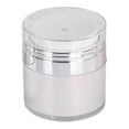 thumbnail image 3 of dianhelloya 15/30/50/100ml Dispensing Bottle Vacuum Design Fresh-keeping Leak-proof Press Type Moisturizer Pump Dispenser Airless Pump Jar Travel Supply (15ml), 3 of 8