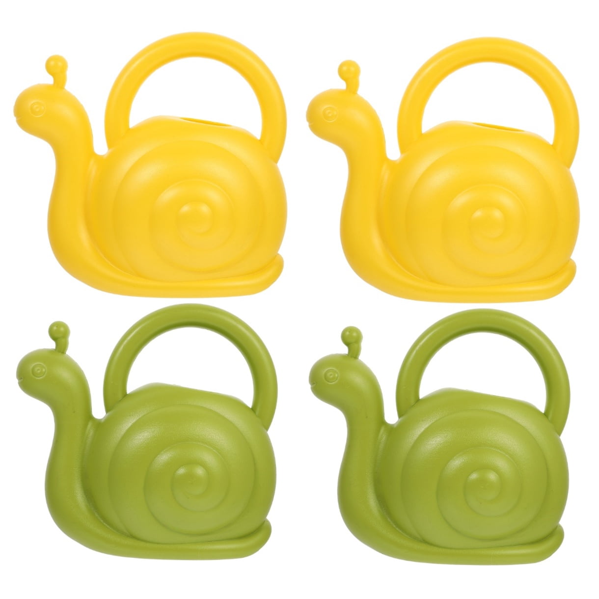 2 Pieces Watering Can Garden Pot Plant Sprayer Bottle Pitcher Kettle Child Green