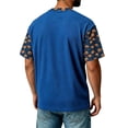 thumbnail image 7 of Fabrcox S-4XL Halloween Mens T-Shirts Pumpkin Ghost Moon Mens Graphic T Shirts Fall Winter Festival Corduroy Raglan Men Short Sleeve Shirt Blue M, 7 of 7