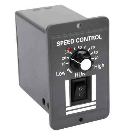 

HLONK DC 12V 24V 36V 48V 10A PWM Motor Speed Controller Reversible Switch Regulator Control Forward Rotation Stop
