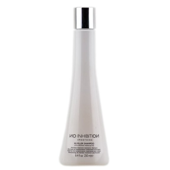 Size : 8.4 oz , NO Inhibition Smoothing Re - Filler Shampoo Hair Scalp - Pack of 1 w/ Sleek Teasing Comb