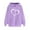 Purple, variant on Njoeus Hoodies for Womens Cute Heart Print Sweatshirt Casual Fall Tops Long Sleeve Hooded Pullover with Pocket