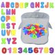thumbnail image 1 of Colorful Bath Letters, Random Colors, Water Number Stickers, 7.5*5.5*0.5cm/2.95*2.16*0.19in, Free Children's Bathroom Cartoon Grid Hanging Bag, Children's Water Toys, Early Education Bathroom Toys, 1 of 4
