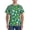 Flying Bees, variant on Green Avocado Print Men's Dry Fit Mesh Athletic Shirts Moisture Wicking Tennis T-Shirt Tops