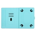 thumbnail image 3 of Allytech Compatible with 7.5 - 8.5 inch Universal Tablet Case,Colorful Grid Pattern Leather Folio Flip Holder Card Slots Slim Fit Shockproof Protective Case,Blue, 3 of 8