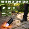 thumbnail image 7 of Propane Torch Weed Burner with 10FT Hose & Regulator, 500,000 BTU Heavy Duty Weed Burner with Flint Striker, Ideal for Snow Melting, Roofing, Roads & DIY Projects, 7 of 7