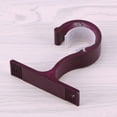 thumbnail image 2 of 2PCS Curtain Rod Aluminium Alloy Thick Single Bracket Mounting Bracket(Dark Red), 2 of 5