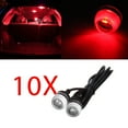 thumbnail image 4 of SCITOO fit for Off-Road Car ATV Camper Trunk DRL License Plate Stop Turn Signal Tail Fog Light Eagle Eye LED Light Bulbs 10x Red EE-Epistar-5730-3SMD Eagle Grille Signal Fog Led Light, 4 of 4