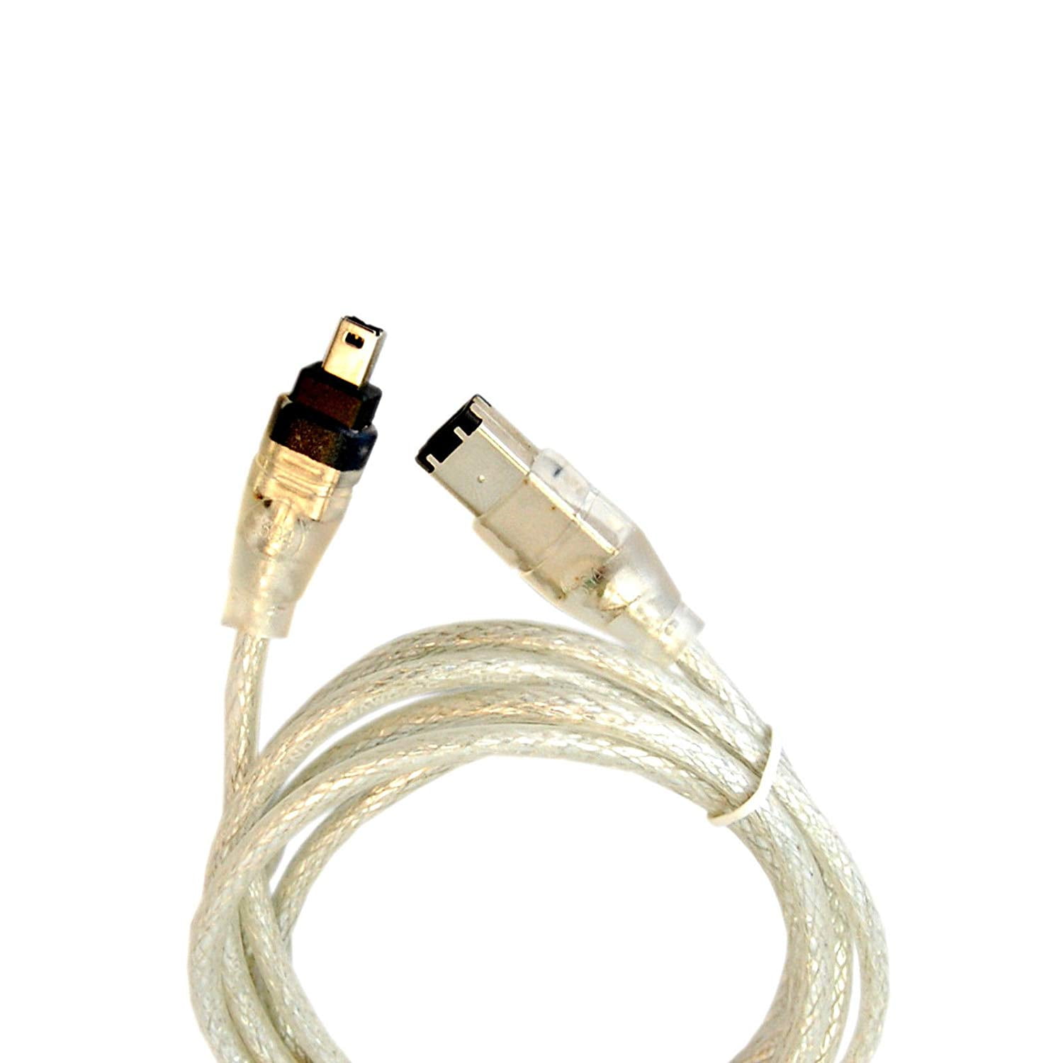 HQRP FireWire Cable Cord for JVC VC-VDV206U IEEE 1394 4pin to 6pin 