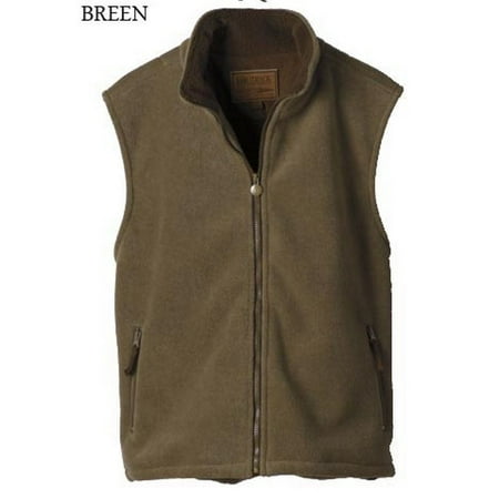 Fleece Zipper Vest - Outback Trading Vest Mens Summit Fleece Polyester Heavy Zipper 4834