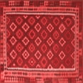 thumbnail image 1 of Ahgly Company Indoor Square Southwestern Red Country Area Rugs, 5' Square, 1 of 4