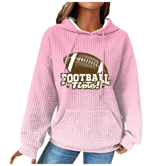 1/4 Zip Pullover Women Winter Comfy Hooded Long Sleeve Mitten- Drop Shoulder with Pocket Graphic Hoodie Cotton Hoodies Sweatshirts(Hot Pink,S)