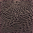 thumbnail image 6 of Hazel Modern Round Knit Pouf Ottoman – Stylish Accent for Living Room | Round | PET, 6 of 7
