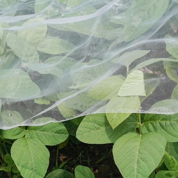MISSMILE Ultra Fine Garden Netting,4'X10' Plant Netting Pest Barrier for Garden Protection Row Cover Raised Bed Screen Mesh Greenhouse Mosquito Net,Protecting Tree Plants Vegetable Flowers Fruits