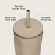 thumbnail image 4 of Vaso aislante Corkcicle Cold Cup, 709 ml, champán, 4 of 8