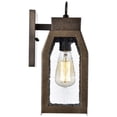 thumbnail image 3 of MILTON Industrial Antique Gold 1 Light Wall Sconce 14" Tall, 3 of 3